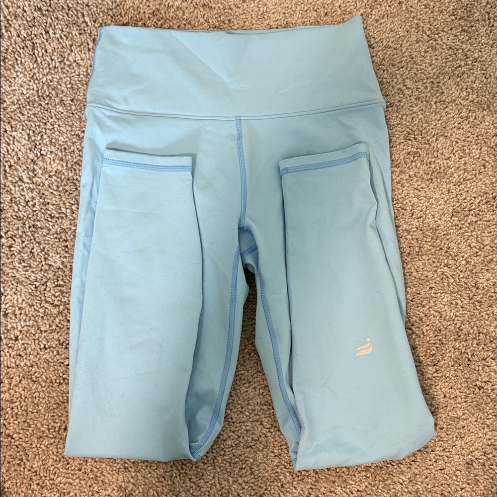 Fabletics Light Blue PowerHold Leggings